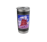 Sakura Japanese Cherry Blossom 90’s Aesthetic Graphic Stainless Steel Insulated Tumbler