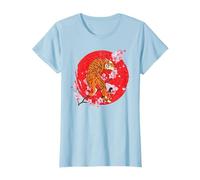 Sakura Jungle Animal Wild Cat Cherry Blossom Asian Tiger T-Shirt