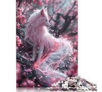 Sakura Kitsune 1000 Piece Jigsaw Puzzle 1000 Piece Jigsaw Puzzles for Adults & Families- Paper Jigsaw Puzzles for Adults Kids Gifts 38x26cm/1000pcs