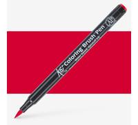 SAKURA Koi Colouring Brush Pen - Vermilion - Flexible Brush Tip - Water-Based Ink - Blendable Colours - Ideal for Sketching & Journaling