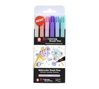 Sakura Koi-Colour Brush Set-Sweets, Pastel, Set of 6