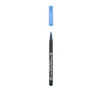 SAKURA Koi Colouring Brush Pen - Aqua Blue - Flexible Tip - Water-Based Ink - Easy Colour Blending - Ideal for Sketching & Illustrations