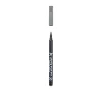 SAKURA Koi Colouring Brush Pen - Dark Warm Gray - Water-Based Ink - Flexible Brush Tip - Ideal for Sketching, Journals, Cartoons, Illustrations, Rubber Stamps