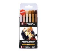 Sakura Koi-Colour Brush Set-Portrait, Set of 6