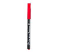 SAKURA Koi Colouring Brush Pen - Vermilion - Flexible Brush Tip - Water-Based Ink - Blendable Colours - Ideal for Sketching & Journaling