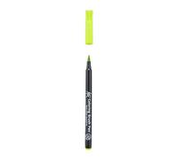 SAKURA Koi Colouring Brush Pen - Yellow Green - Flexible Brush Tip - Water-based Ink - Blend & Layer for Vibrant Hues & Watercolor Effects - Ideal for Sketching, Journaling, and Illustrations
