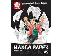 Sakura Manga Paper Pad - A5 21x14.8cm 250g - 20 Sheets - Ideal for Manga Drawing