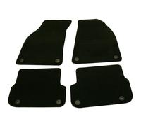 Sakura Mat Set Audi A6 Carpet with Carpet Heelpad 2009-2011 - Black