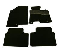 Sakura Mat Set Hyundai I-30 Carpet with Rubber Heelpad 2012 Onwards - Black