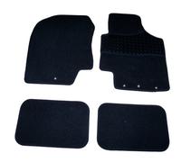 Sakura Mat Set includes Black Carpet with Rubber Heel Pad for Hyundai i20