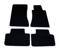 Sakura Mat Set includes Black Carpet with Rubber Heel Pad for Mercedes C Class W203 2000-07