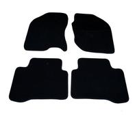 Sakura Mat Set includes Black Carpet with Rubber Heel Pad for Nissan X Trail 2001-07