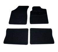 Sakura Mat Set includes Black Carpet with Rubber Heel Pad for Renault Clio 1998-2005