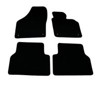 Sakura Mat Set includes Black Carpet with Rubber Heel Pad for VW Tiguan 07 Onwards