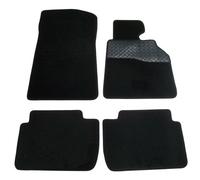 Sakura Mat Set includes Carpet with Rubber Heelpad for BMW E46 3 Series 1998-05 Coupe - Black