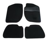 Sakura Mat Set includes Carpet with Rubber Heelpad for Landrover Freelander Mk1 and Mk2 to 2006 - Black