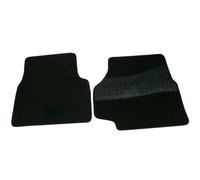 Sakura Mat Set Landrover Defender 90/110 Carpet with Rubber Heelpad - Black