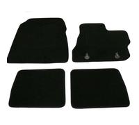 Sakura Mat Set Toyota IQ Carpet with Carpet Heelpad 2009 Onwards - Black