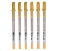 Sakura Metallic Gelly Roll pens (Gold, 6)