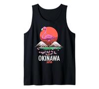 Sakura Okinawa Japan Flamingo Tank Top