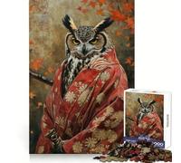 Sakura Owl 1000 Piece Jigsaw Puzzle for Adults Memory Gain Gentle Leisure Design Assembly Art Collection Piece (38x52cm)