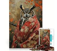 Sakura Owl Jigsaw Puzzle for Teenagers 1000 Pieces Boost Memory Relaxing Fun Premium Cut Stylish Gift (50x75cm)
