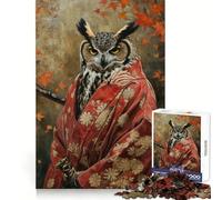 Sakura Owl Jigsaw Puzzle for Teenagers 1000 Pieces Boost Memory Relaxing Fun Premium Cut Stylish Gift (50x75cm)