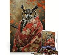 Sakura Owl Jigsaw Puzzles for Adults1000 Pieces Improve Memory Relax Mind Sharp Edge Art Collection Piece (38x26cm)