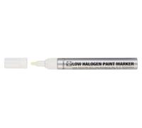 SAKURA Paint Markers - Low Halogen White - Industrial Liquid Paint Marker - Quick-Drying - Waterproof - Chemical Resistant - 2 mm Line Width - Aluminium Barrel