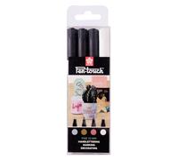 Sakura Touch Pen Metallic Paint Marker Set of 4 Pens