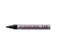SAKURA Permanent Markers - Pen-Touch 140 Black Chisel Tip Industrial Use Fast Drying