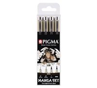 Sakura Unique Manga Set 4 Pigma Micron Pens Sepia