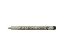Pigma MICRON Fineliner, 0.25mm (No.01), Black