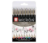 Sakura Pigma Micron Fineliners - Set of 9 Colours