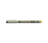 SAKURA Pigma Micron 05 - Yellow Fineliner Pen - 0.45 mm Waterproof Permanent Archival Ink