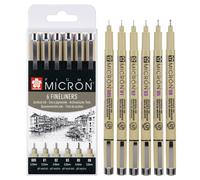 Pigma Micron Wallet 6 fineliners Black