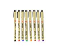Sakura Pigma Micron Drawing Pen Set, Black Ink, Asst Colour BR - 8 Pen