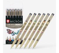 Sakura Pigma Micron 05 Wallet of 6 Basic Colours