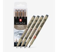 Sakura : Pigma : Micron Pen : Set of 4 : Cool Gray