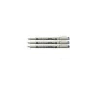 Sakura Pigma Micron - Pigment Fineliners - XSDK005-0.05mm - Black [Pack of 3]