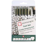 Sakura Zentangle 12 Piece Art Therapy Tool Set in Plastic Wallet