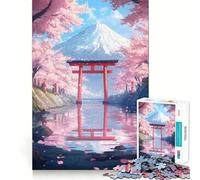 Sakura Reflections 1000 Piece Jigsaw Puzzle for Teenagers Intellect Toy Mental Relax Quality Cut (50x75cm)