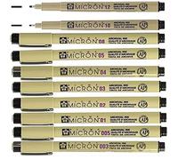 SAKURA Sakura Pigma Micron 10 Fineliners Black 0.4 mm Fine Tip