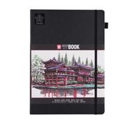 Sakura Sketch Notebook-80 Creme Sheets, White Pages, 21 x 29.7 cm