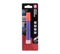 SAKURA Solid Marker Original - Fluo Orange - High Temp Durable Paint Stick - Marks All Surfaces - 12 mm Diameter - Innovative Twist Mechanism - Quick Drying Permanent Ink - Ideal for Industrial Use