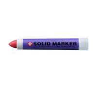 SAKURA Solid Marker Original - Red - High Temp - 12 mm Diameter - Works on Rough & Smooth Surfaces - Twist Mechanism - Permanent & Odourless