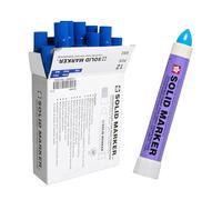 SAKURA Solid Paint Markers - Permanent Marker Paint Pens - Window, Wood, & Glass Marker - Blue Paint - 12 Pack