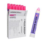 SAKURA Solid Paint Markers - Permanent Marker Paint Pens - Window, Wood, & Glass Marker - Fluorescent Pink Paint - 12 Pack