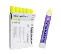 SAKURA Solid Paint Markers - Permanent Marker Paint Pens - Window, Wood, & Glass Marker - Fluorescent Yellow Paint - 12 Pack