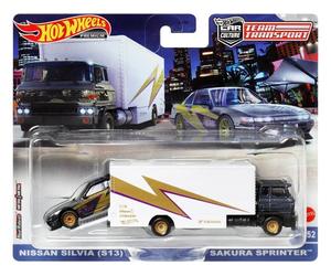 SAKURA Sprinter & Nissan Silvia (S13) - lightning Design - HOT WHEELS 1:64